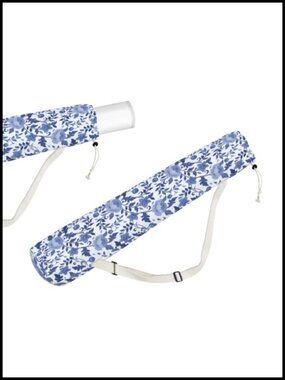 Mahjong Mat Storage Bag with Adjustable Shoulder Strap, Drawstring Closure,